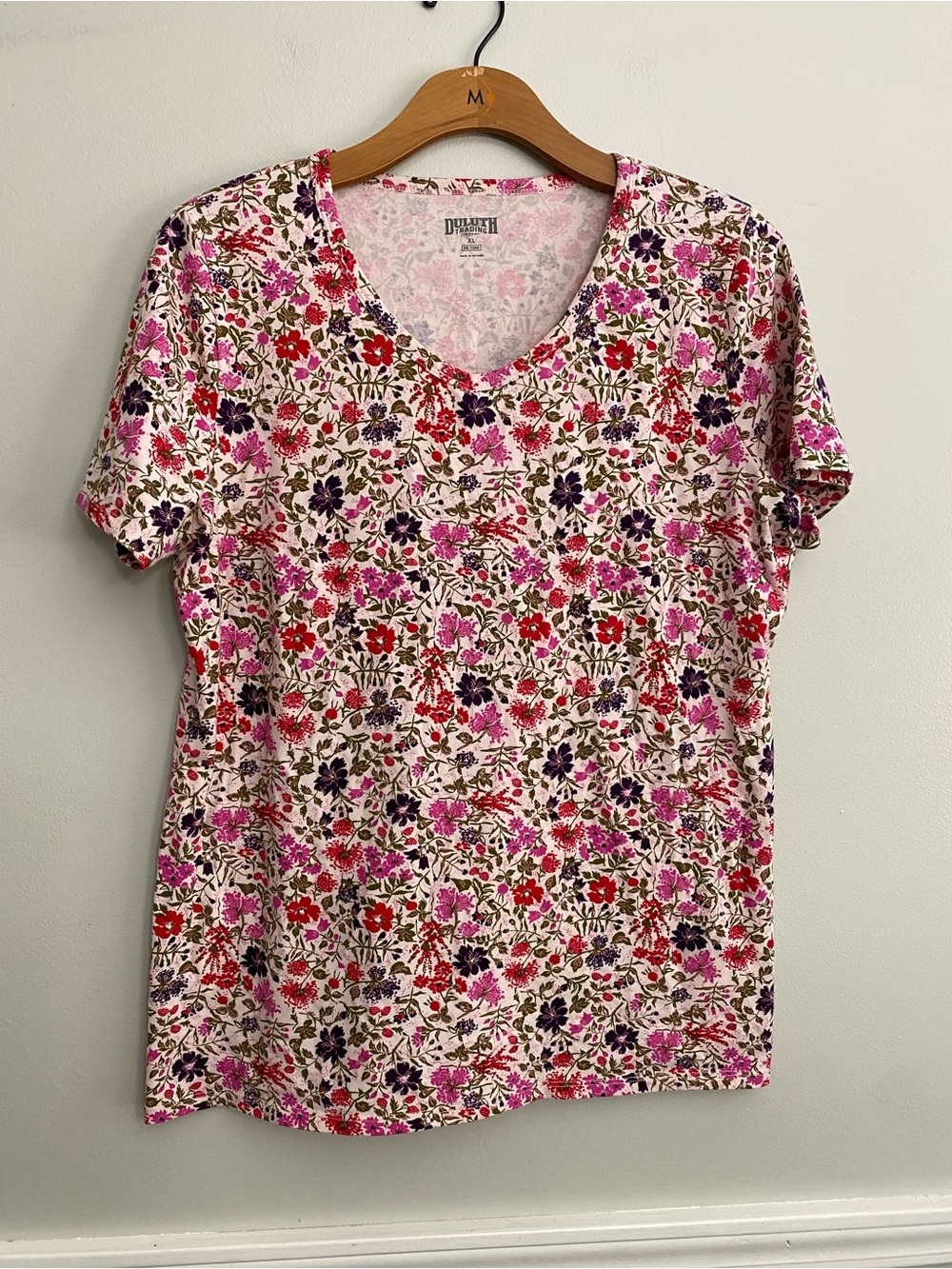Women’s Duluth Trading Floral No Yank Tee Shirt - XL